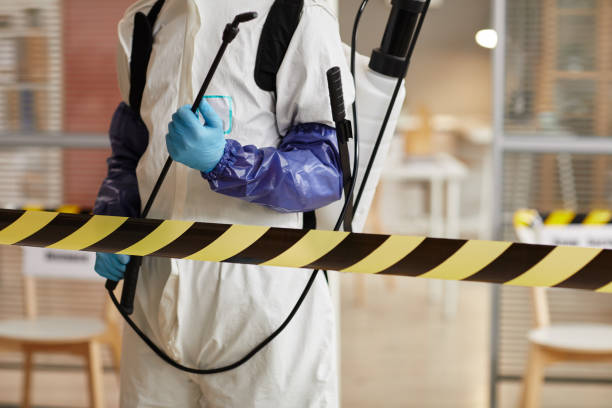 Professional Blood Cleanup technician working in Gentry, AR